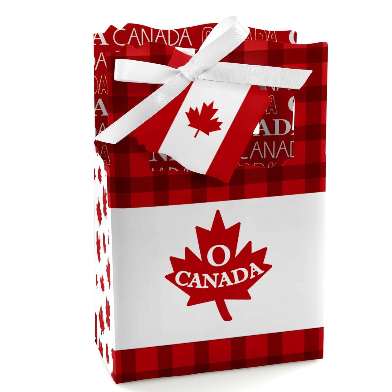 Big Dot of Happiness Canada Day - Canadian Party Favor Boxes - Set of 12